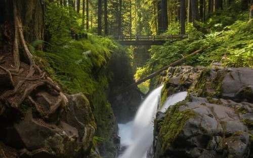 listen to Sol Duc Falls in Olympic National Park (binaural)